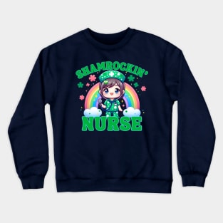 Shamrockin' Nurse Crewneck Sweatshirt